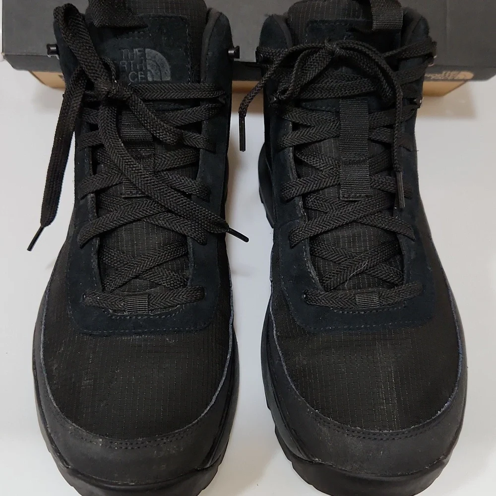 Men's The North Face Bergen Boots Waterproof Mid Men's 13 Black - Picture 3 of 16